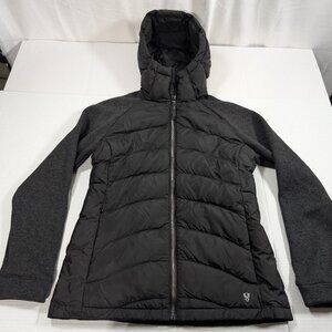 Stoic Jacket Women's XS Black Full Zip Puffer Down